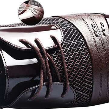 Seakee Men's Comfy Slip On Loafers Stylish Business Shoes