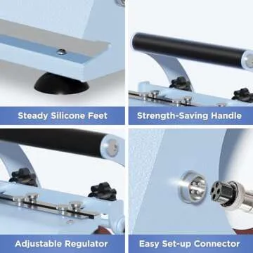 OIIEE 30OZ Tumbler Heat Press Machine 110V Auto Timer Cup Mug Heat Press Machine for 9 OZ 11 OZ 15 OZ 16 OZ 20 OZ 30 OZ Sublimation Straight Tumbler Bottles,Ceramic Mugs,Glass Cans Heat Transfer Print