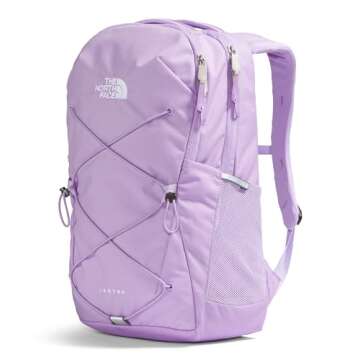 THE NORTH FACE Women's Jester Everyday Laptop Backpack, Lite Lilac/Icy Lilac/TNF White, One Size