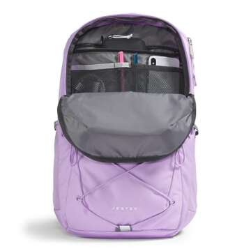 THE NORTH FACE Women's Jester Everyday Laptop Backpack, Lite Lilac/Icy Lilac/TNF White, One Size
