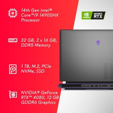 Alienware M18 R2 Gaming Laptop with RTX 4080 and i9