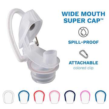 Vapur Solid Flexible Water Bottle - with Carabiner