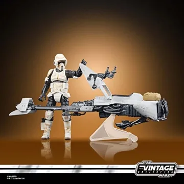 Mandalorian 3.75-Inch Speeder Bike & Action Figures