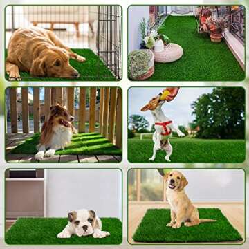 Grass Pad for Dogs 39.3 x 31.5 inches Soft Artificial Grass