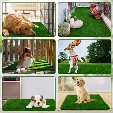 Grass Pad for Dogs 39.3 x 31.5 inches Soft Artificial Grass