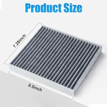 SINGARO Cabin Air Filter with Activated Carbon, CP285, CF10285, Compatible with Toyota 4 Runner, Cam...