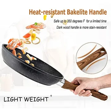 Kitchen Academy 17-Piece Non-Stick Cookware Set for Healthy Cooking