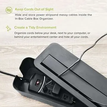 UT Wire Extra Large Cable Organizer for Neat Spaces