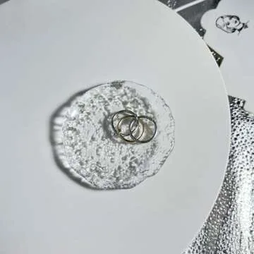 IQIC Two Tone Ring for Women Gold Silver Interlocking Ring Stacking Link Connected Rings Statement Thick Ring Twisted Mixed Metal Ring Maximalist Jewelry (Size9)