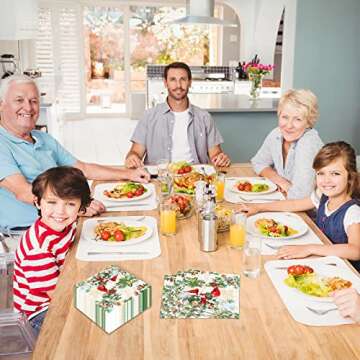 50pcs Christmas Cardinal Guest Napkins 3 Ply Disposable Paper Pack Red Cardinal Bird Paper Luncheon Dinner Hand Napkins Cardinals Birthday Party Decor Bird Party Supplies