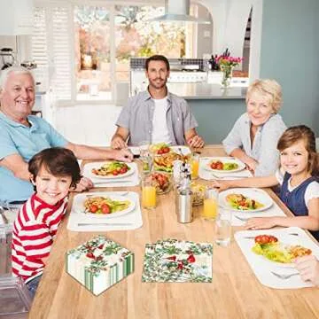 Elegant 50pcs Christmas Cardinal Napkins for Parties