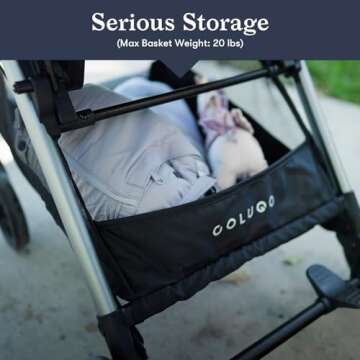 Colugo Lightweight Toddler Stroller with Easy Fold and Storage