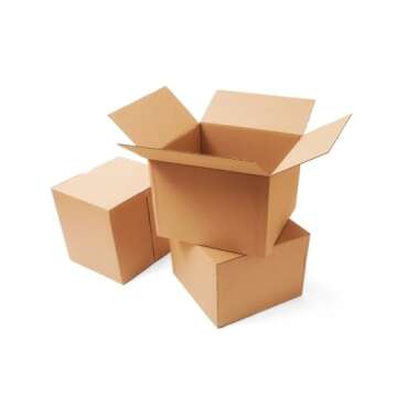 E1 Packaging 5 Corrugated Boxes 12x12x12 for Shipping