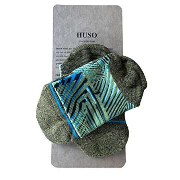 HUSO Crazy Quarter Socks - Fun Running Socks for All