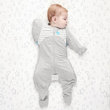 Love to Dream Swaddle UP Transition Suit in Gray for Baby Sleep