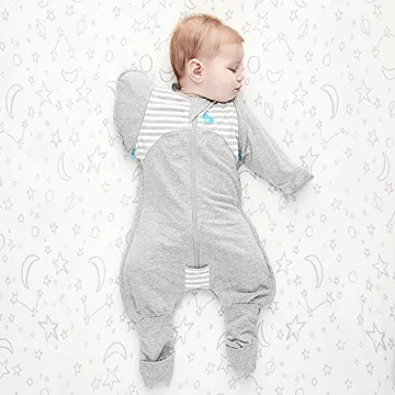 Love to Dream Swaddle UP Transition Suit in Gray for Baby Sleep
