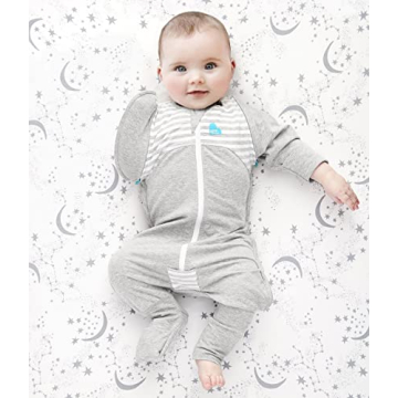 Love to Dream Swaddle UP Transition Suit in Gray for Baby Sleep
