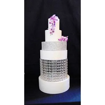 Forbes Favors Chandelier Cake Stand with LED Lights - Elegant & Versatile