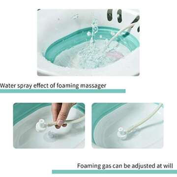 Sitz Bath for Hemorrhoids Sitz Bath for Toilet seat Hemmoroid Treatment Foldable Perineal Soaking Postpartum Or Yoni steam seat