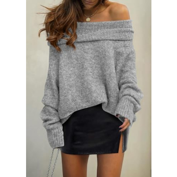 PRETTYGARDEN Women's Off-Shoulder Sweater for Every Occasion