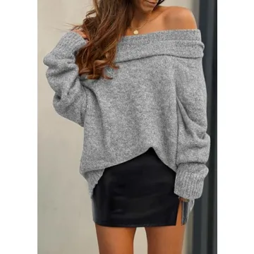 PRETTYGARDEN Women's Off-Shoulder Sweater for Every Occasion