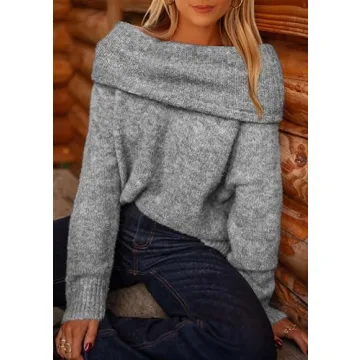 PRETTYGARDEN Women's Off-Shoulder Sweater for Every Occasion