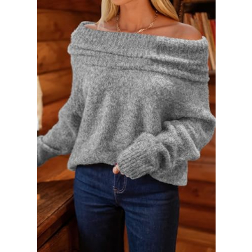 PRETTYGARDEN Women's Off-Shoulder Sweater for Every Occasion