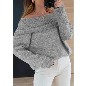 PRETTYGARDEN Women's Off-Shoulder Sweater for Every Occasion