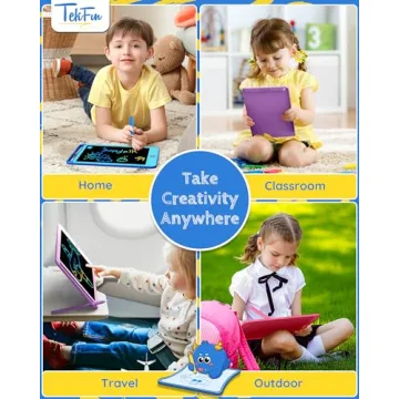 TEKFUN 3 Pack Kids LCD Writing Tablet - Mess-Free Fun With Doodling!