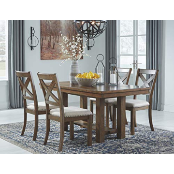 Farmhouse Dining Extension Table for 8 - Rustic Charm