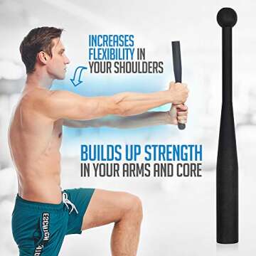 LoGest Steel Mace Exercise Club for Strength Training