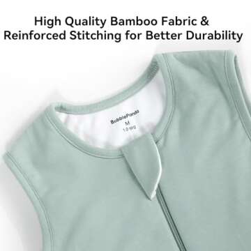 Ultra Soft BubblePanda Toddler Sleep Sack with Feet