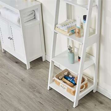 Hoorlang 5 Tier Ladder Shelf - Stylish Storage Solution