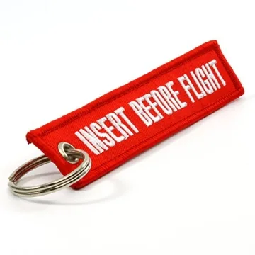 Rotary13B1 INSERT BEFORE FLIGHT Keychain - Ideal Gift for Aviators