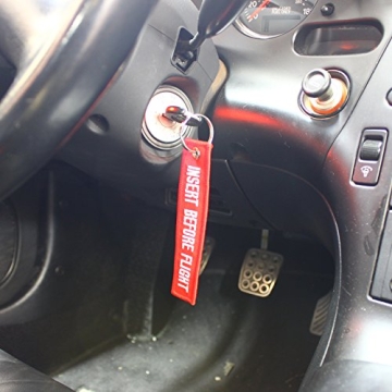 Durable Rotary13B1 Insert Before Flight Keychain for Pilots