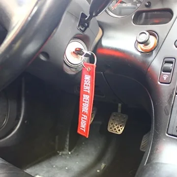 Durable Rotary13B1 Insert Before Flight Keychain for Pilots