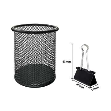 DSTELIN Large Binder Clips - Durable Office Clips 24 Pack