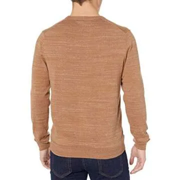 Goodthreads Men's Soft Cotton Crewneck Summer Sweater, Tan, Medium