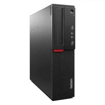 Lenovo ThinkCentre M700 SFF Desktop Computer with 24-inch FHD Monitor, M700 SFF Computer Core 6th Ge...