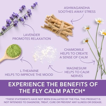 Laki Naturals Fly Calm Patch - Natural Relaxation for Stress-Free Flights