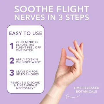 Laki Naturals Fly Calm Patch - Natural Relaxation for Stress-Free Flights