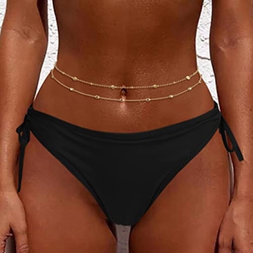 FIBO STEEL Gold Plated Waist Chains for Women