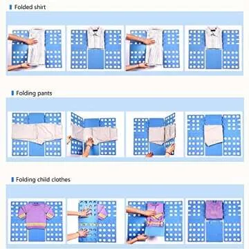 Easy Folding Board for T-Shirts and Clothes Storage