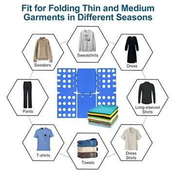 Easy Folding Board for T-Shirts and Clothes Storage