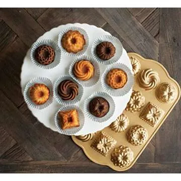 Nordic Ware Bundt Charms 1.2 Cup Pan for Cute Cakes