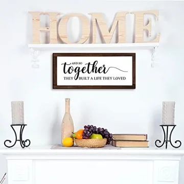 Rustic Framed Wall Sign - Life They Loved
