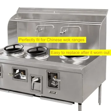 Premium 13” Cast Iron Wok Rim For All Cooking Needs