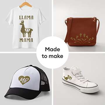 Cricut 2004676 Craft Supplies, 12" x 2ft, Gold