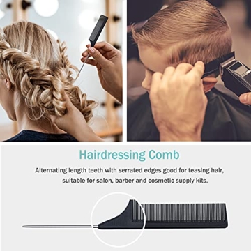 Carbon Fiber Hair Combs Set for Essential Grooming