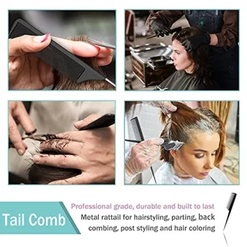 Carbon Fiber Hair Combs Set for Essential Grooming